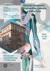 Klinická anatomie pohybového aparátu pohybového aparátu v běhu času